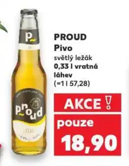 Kaufland PROUD Pivo nabídka