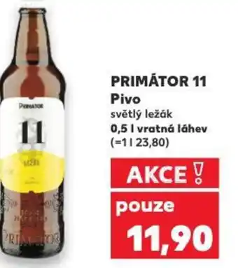 Kaufland PRIMÁTOR 11 Pivo nabídka