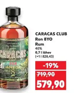 Kaufland CARACAS CLUB Ron 8YO Rum nabídka