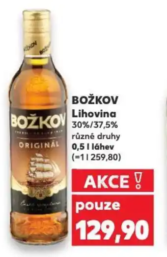 Kaufland BOŽKOV Lihovina 30%/37,5% nabídka