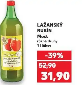 Kaufland LAŽANSKÝ RUBÍN Mošt nabídka