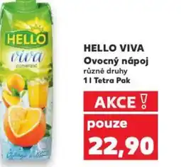 Kaufland HELLO VIVA Ovocný nápoj nabídka