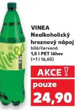 Kaufland VINEA Nealkoholický hroznový nápoj nabídka