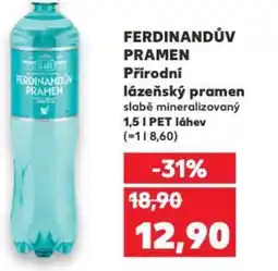 Kaufland FERDINANDŮV PRAMEN Přírodní lázeňský pramen nabídka