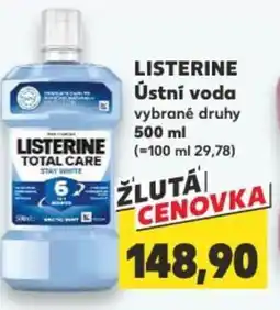 Kaufland LISTERINE Ústní voda nabídka