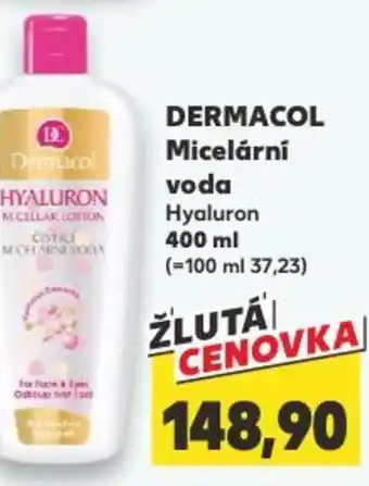 Kaufland DERMACOL Micelární voda Hyaluron nabídka