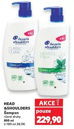 Kaufland HEAD & SHOULDERS Šampon nabídka