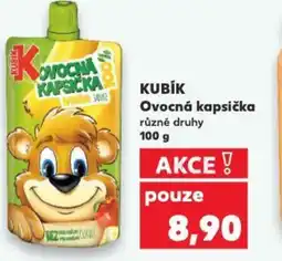 Kaufland KUBÍK Ovocná kapsička nabídka