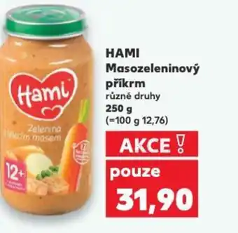 Kaufland HAMI Masozeleninový příkrm nabídka