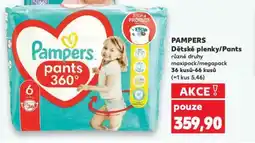 Kaufland PAMPERS Dětské plenky/Pants nabídka