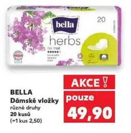 Kaufland BELLA Dámské vložky nabídka