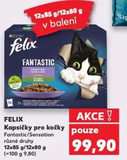 Kaufland FELIX Kapsičky pro kočky nabídka