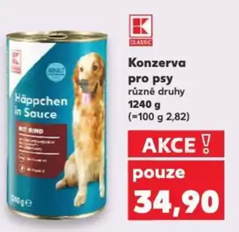 Kaufland Konzerva pro psy nabídka