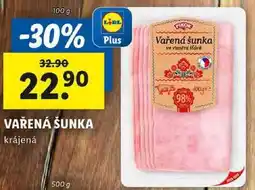 Lidl VAŘENÁ ŠUNKA, 100 g nabídka