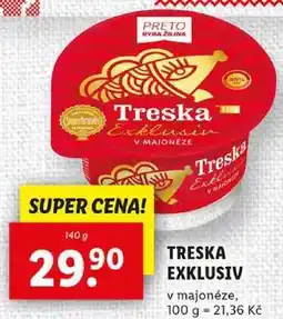 Lidl TRESKA EXKLUSIV, 140 g nabídka