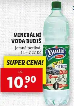 Lidl MINERÁLNÍ VODA BUDIŠ, 1,5 l nabídka