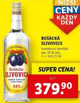 Lidl BOŠÁCKÁ SLIVOVICE, 0,7 l nabídka