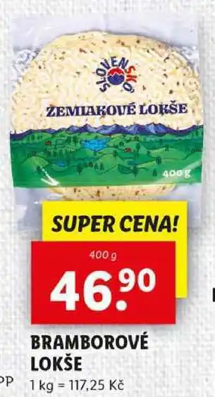 Lidl BRAMBOROVÉ LOKŠE, 400 g nabídka