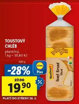 Lidl TOUSTOVÝ CHLÉB, 500 g nabídka