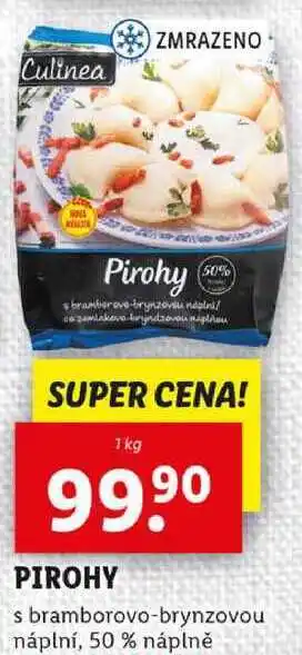 Lidl PIROHY, 1 kg nabídka