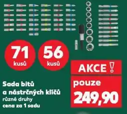 Kaufland Sada bitů a nástrčných klíčů nabídka