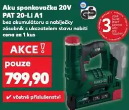 Kaufland Aku sponkovačka 20V PAT 20-Li A1 nabídka