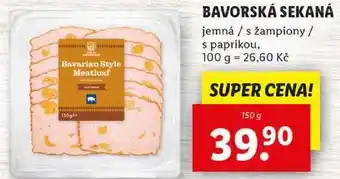 Lidl BAVORSKÁ SEKANÁ, 150 g nabídka