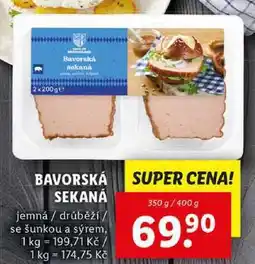 Lidl BAVORSKÁ SEKANÁ, 350 g/400 g nabídka