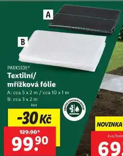 Lidl Textilní/mřížková fólie nabídka