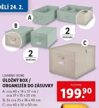 Lidl ÚLOŽNÝ BOX/ORGANIZÉR DO ZÁSUVKY nabídka