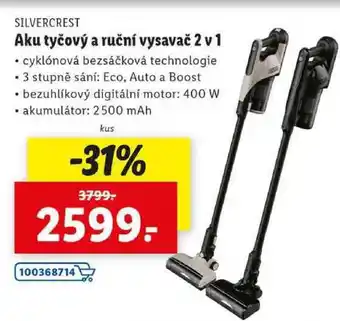 Lidl Aku tyčový a ruční vysavač 2 v 1 nabídka