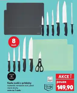Kaufland Sada nožů s prkénky nabídka