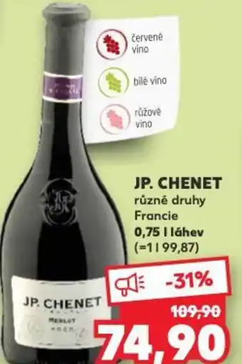 Kaufland JP. CHENET Francie nabídka