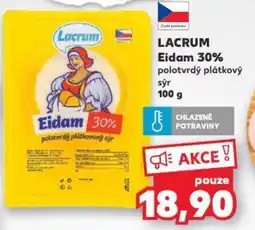 Kaufland LACRUM Eidam 30% nabídka