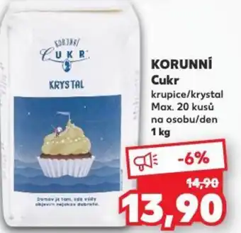 Kaufland KORUNNÍ Cukr nabídka