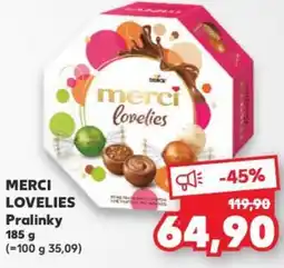 Kaufland MERCI LOVELIES Pralinky nabídka