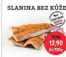 RABBIT řeznictví SLANINA BEZ KŮŽE 100g nabídka