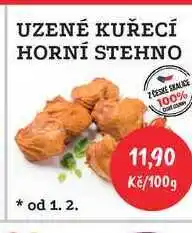 RABBIT řeznictví UZENÉ KUŘECÍ HORNÍ STEHNO 100g nabídka