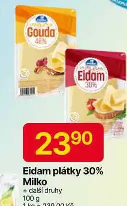 Hruška Milko Eidam plátky 30% 100 g nabídka