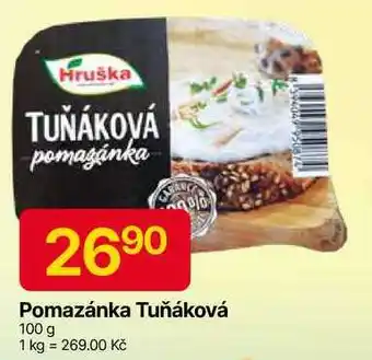 Hruška Hruška Pomazánka Tuňáková 100 g nabídka