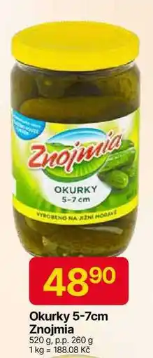 Hruška Znojmia Okurky 5-7cm 520 g, p.p. 260 g nabídka