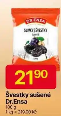 Hruška Dr.Ensa Švestky sušené 100 g nabídka