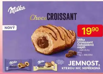 Hruška Milka Croissaant čokoládová náplň + další druhy 50 g nabídka