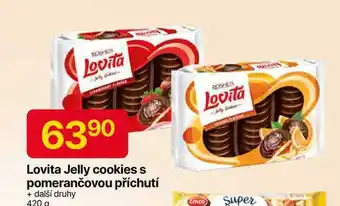 Hruška Lovita Jelly cookies s pomerančovou příchutí + další druhy 420 g nabídka