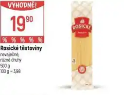 Globus Rosické těstoviny nabídka