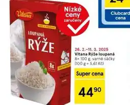 Tesco Vitana rýže loupaná nabídka