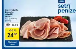 Tesco Vepřová šunka zvonařka nejvyšší jakosti nabídka