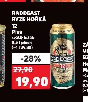 Kaufland Pivo radegast nabídka