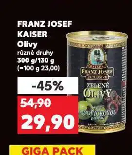 Kaufland Franz josef olivy nabídka