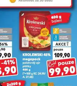 Kaufland Krolewski sýr nabídka